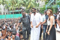 Nene Raju Nene Mantri Movie Team At KL University